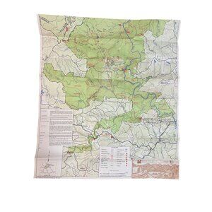 1986 Big South Fork TN KY National River Recreation Area Trail Map